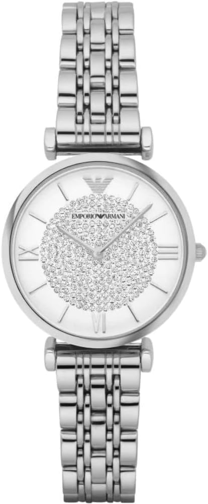 Emporio Armani Women's Two-Hand, Stainless Steel Watch, 32mm case size