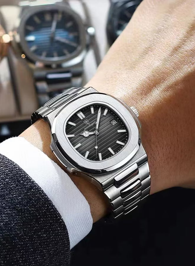 Luxury Stainless Steel Watch