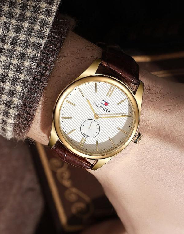 Men's Curtis Silver & White Dial Watch - 1791170