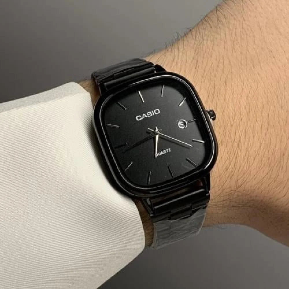 Casio Unisex LTP-E117D Analog Stainless Steel Watch - Black